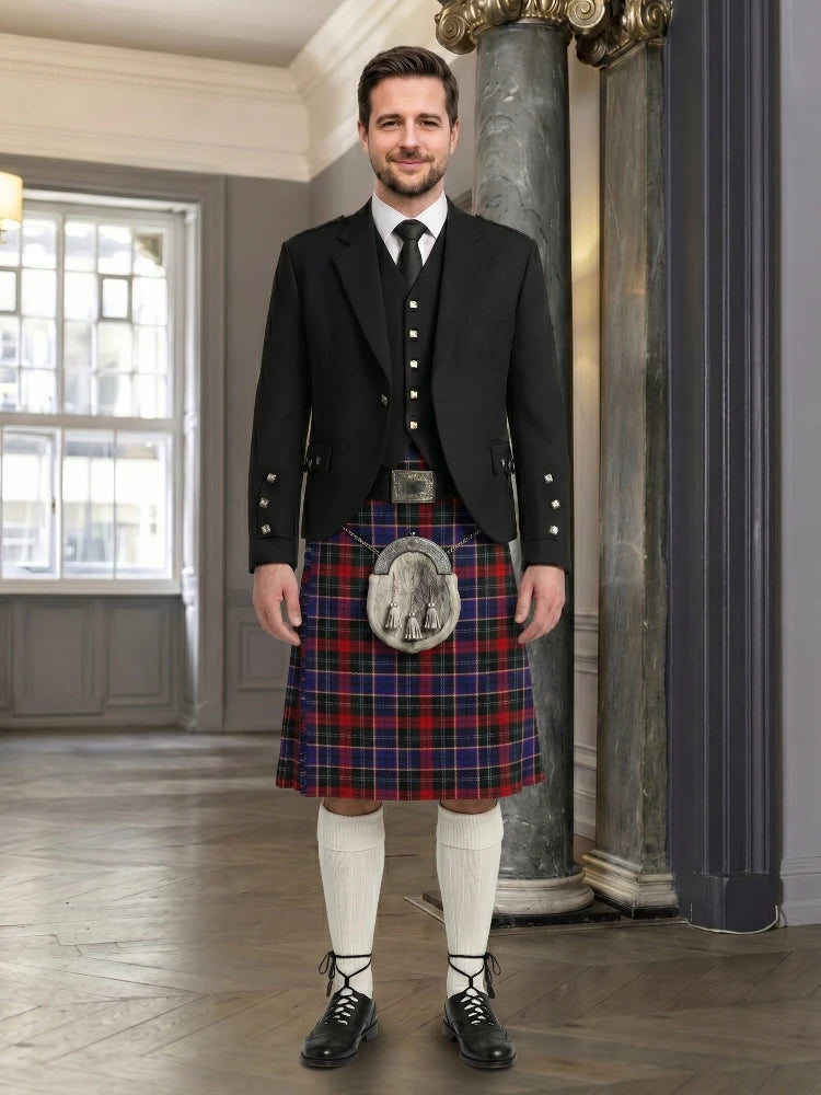 Bishop Tartan Kilt And Argyle Jacket Outfit