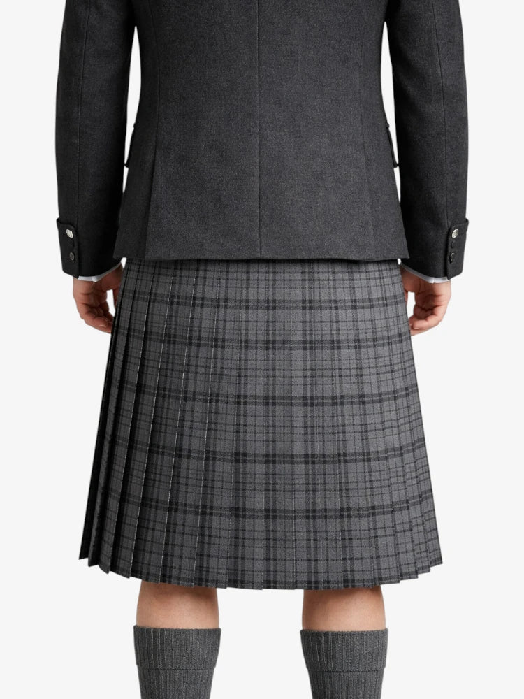 Black Shadow Tartan Kilt