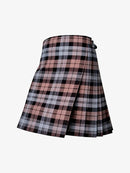 Plaid kilt with a white background