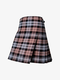 Plaid kilt with a white background