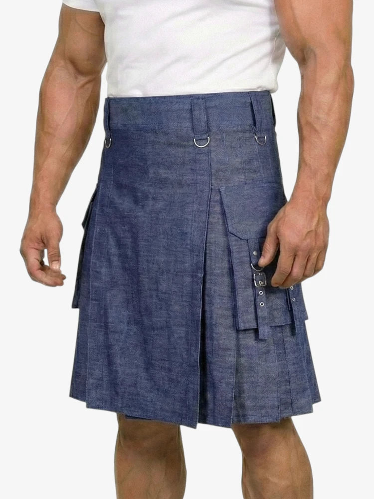 Blue Denim Kilt