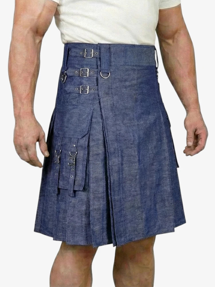 Blue Denim Kilt