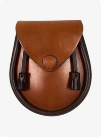 Brown Coldstream Tan Chestnut Leather Sporran