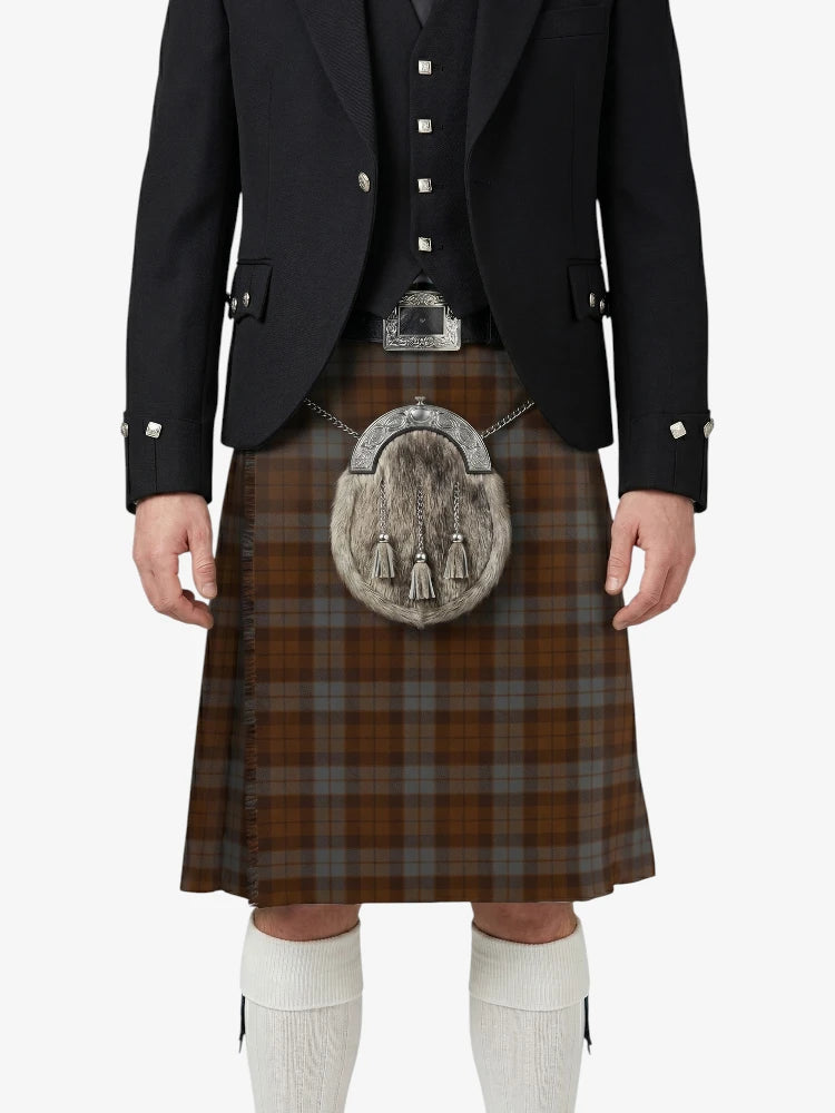 Brown Heather Tartan Kilt