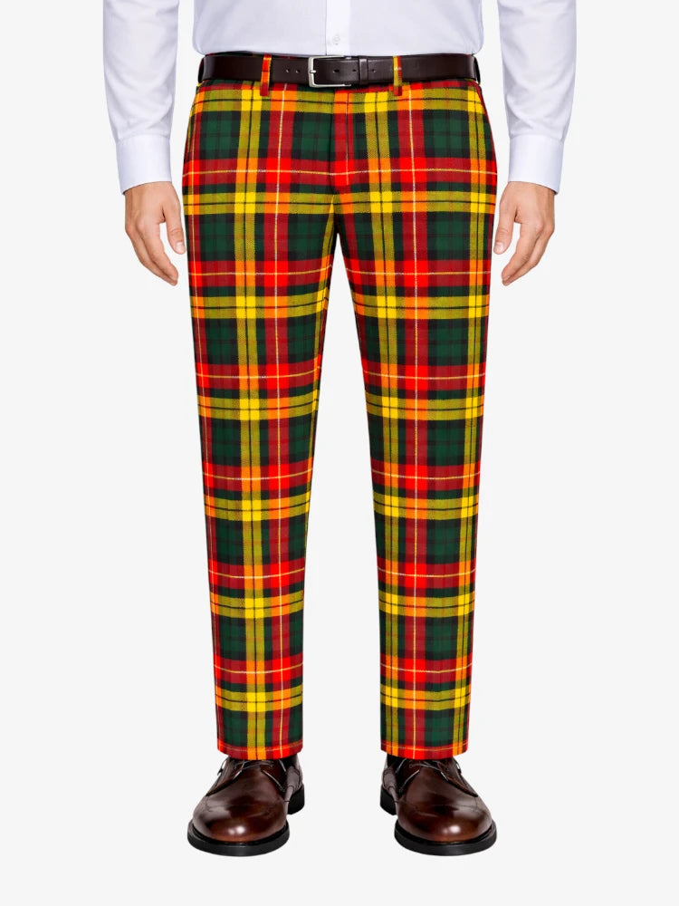 Buchanan Tartan Trouser Front