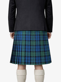 Campbell Ancient Tartan Kilt Model Back