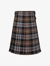 Plaid kilt on a white background