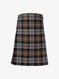 Plaid kilt on a white background