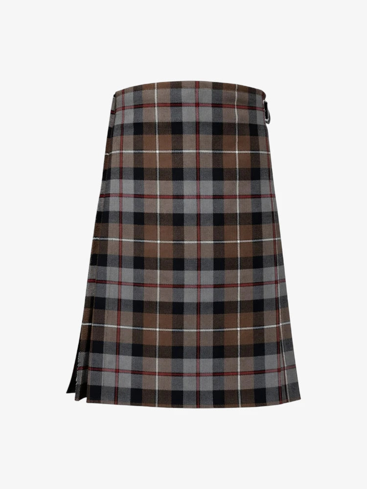 Plaid kilt on a white background