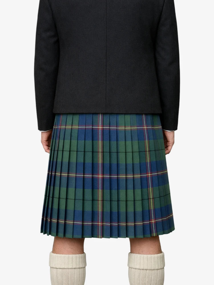 Carmichael Ancient Tartan Kilt Model Back