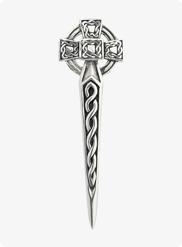Celtic Cross Kilt Pin