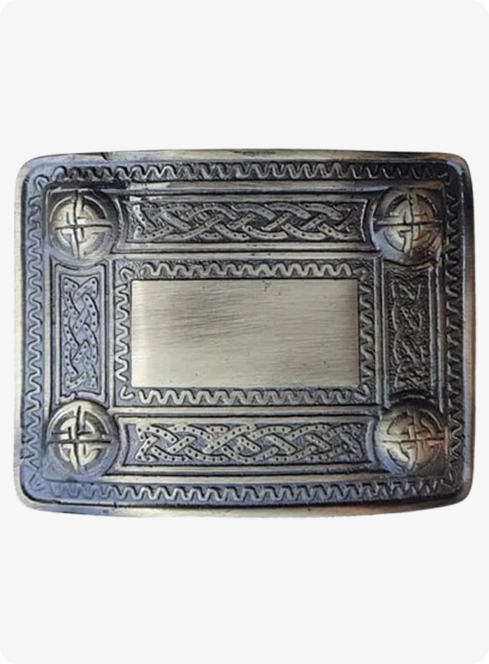 Custom Made Celtic Knot Kilt Belt Buckle
