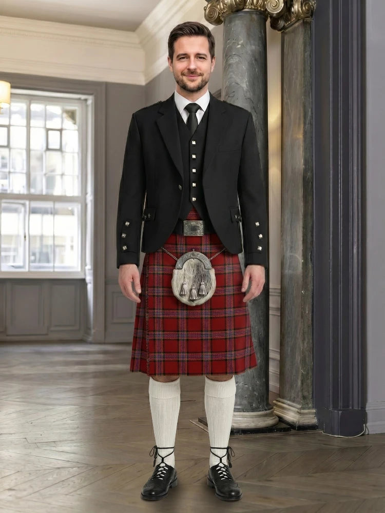Conroy Tartan Kilt And Argyle Jacket Outfit