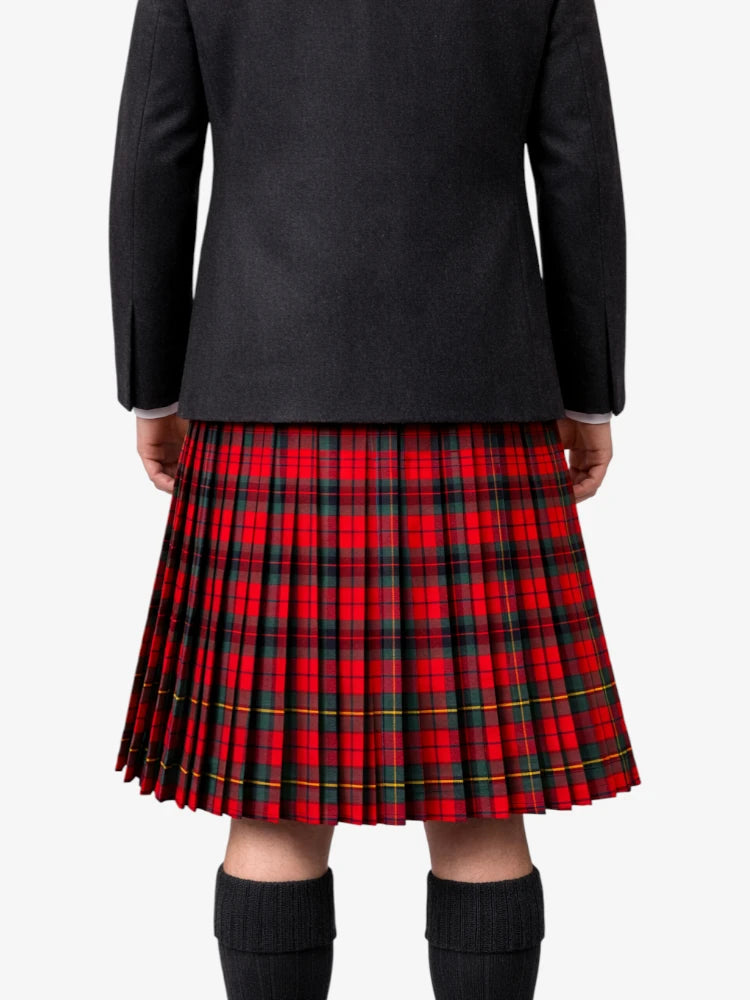 County Clare Tartan Kilt Model Back