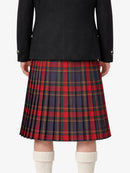 County Louth Irish Tartan Kilt Model Back