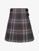 Plaid kilt with a white background