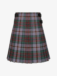 Plaid kilt with a white background