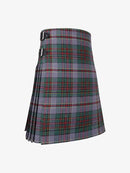 Plaid kilt on a white background
