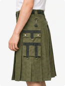 Olive Green Utility Kilt