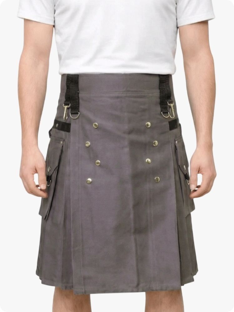 Grey Utility Kilt