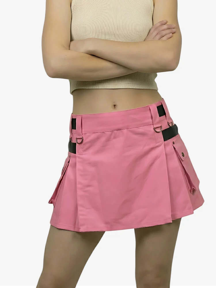 Custom Women's Pink Utility Kilt