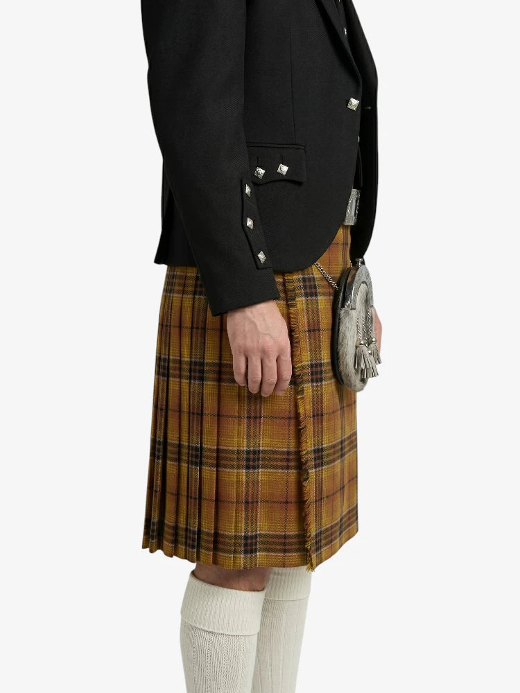 Digital Gold Tartan Kilt