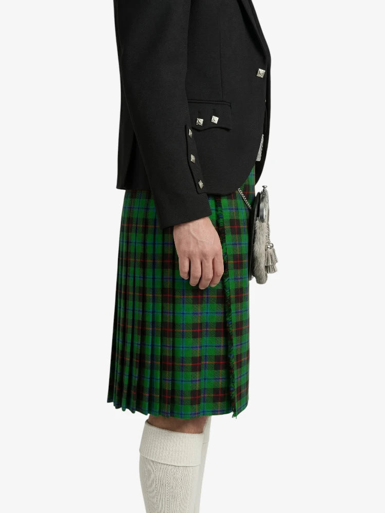Douglas Black Tartan Kilt