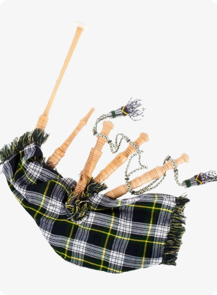  Dress Gordon Tartan Bagpipe