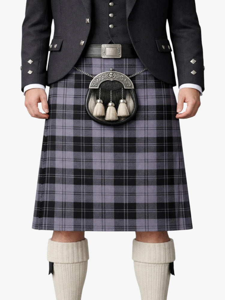 Erskine Grey Tartan Kilt