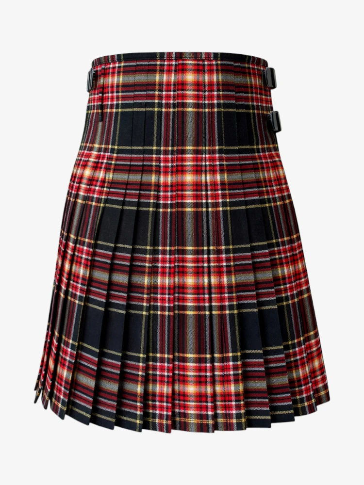 Firefighter Tartan Kilt Back