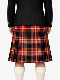 Firefighter Tartan Kilt Model Back
