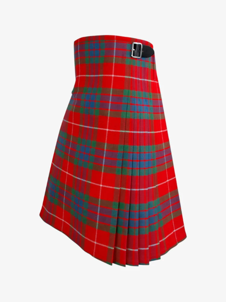 Fraser Red Ancient Tartan Kilt Left Side
