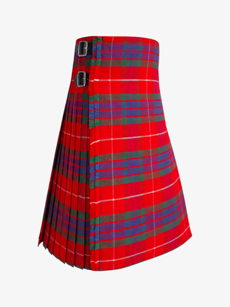 Fraser Red Ancient Tartan Kilt Right Side