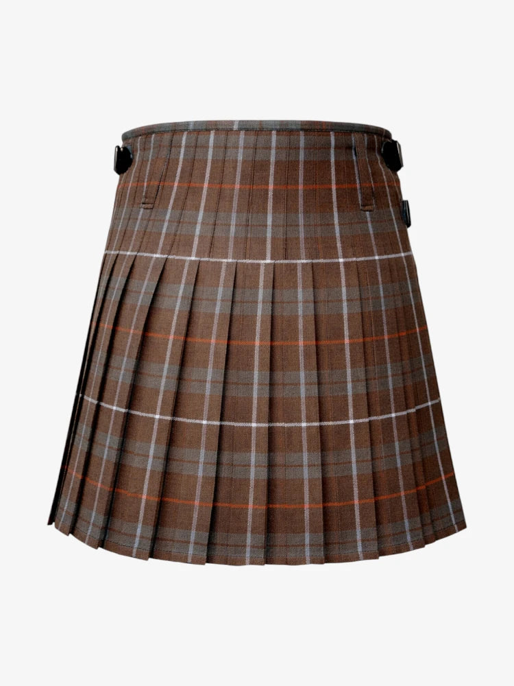 Fraser Weathered Tartan Kilt Back
