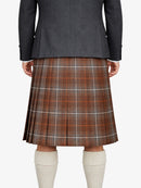 Fraser Weathered Tartan Kilt Model Back