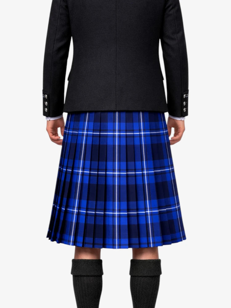 Gallaecia National Tartan Kilt Model Back