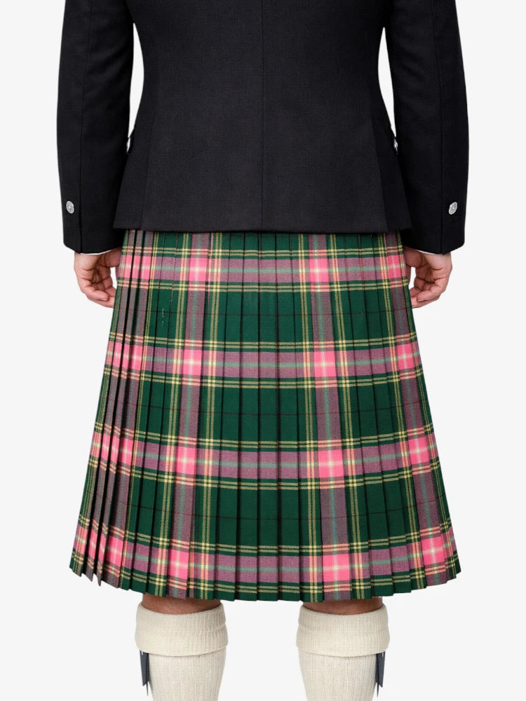 Gallagher Tartan Kilt Model Back