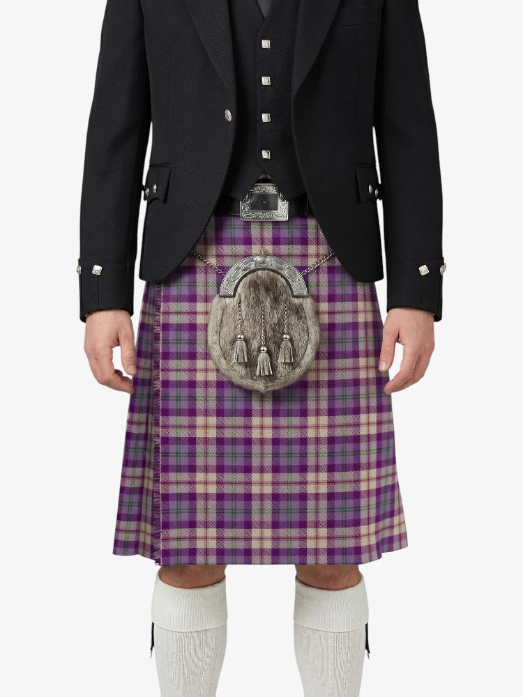 Gigha Lilac Tartan Kilt