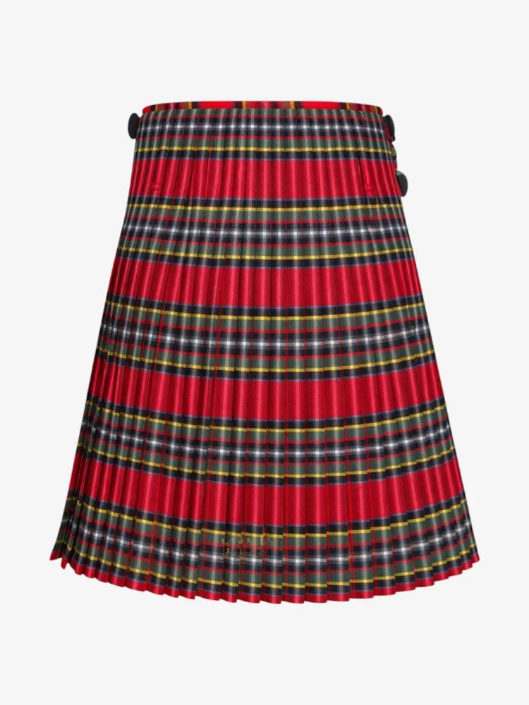 Gillespie Modern Tartan Kilt Back