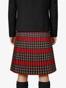 Gillespie Modern Tartan Kilt Model Back