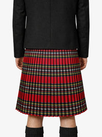 Gillespie Modern Tartan Kilt Model Back