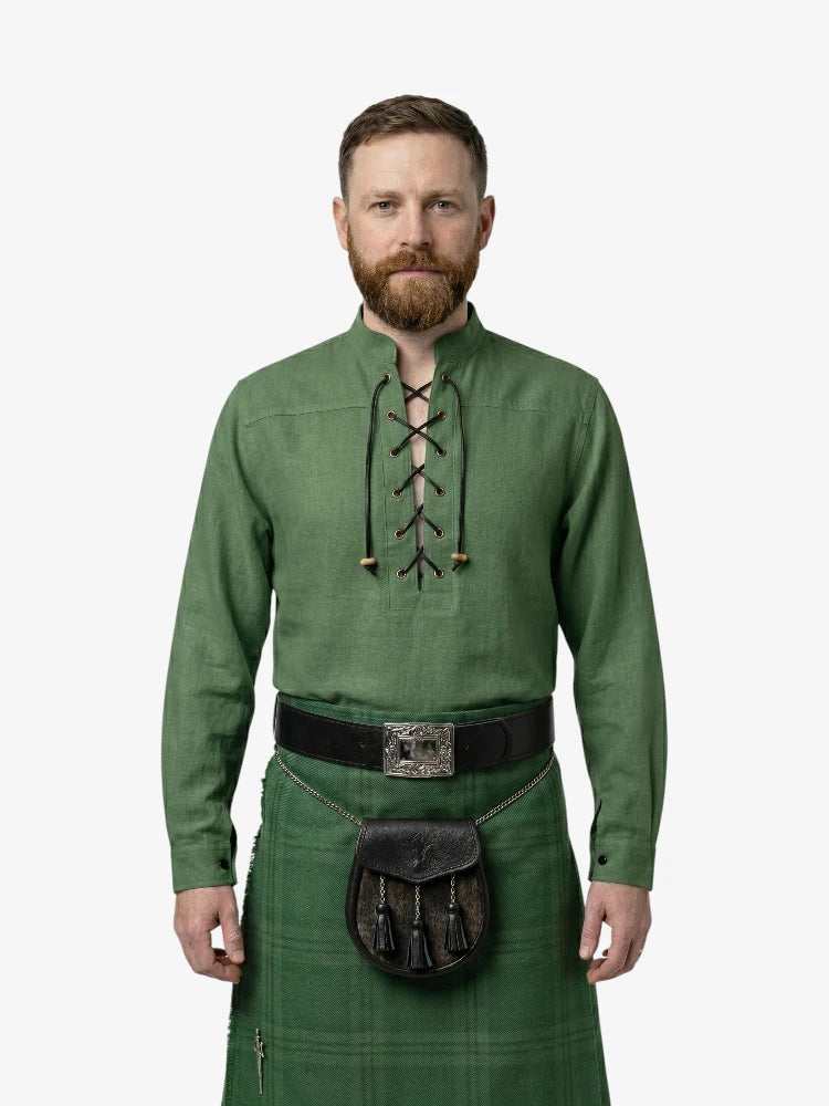 Custom Made Green Jacobite Ghillie Shirt