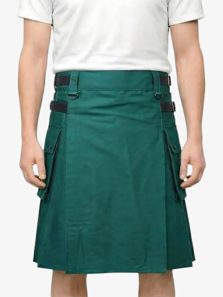 Green Hybrid Utility Kilt