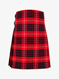 Hamilton Red Modern Tartan Kilt Front