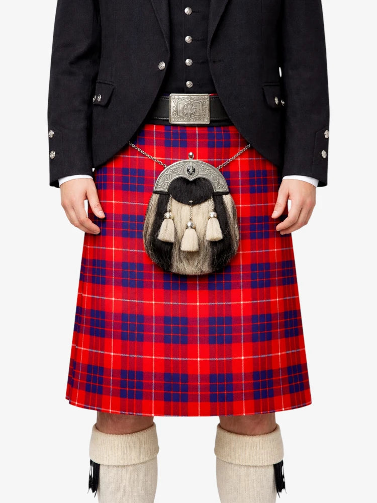 Hamilton Red Tartan Kilt