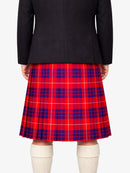 Hamilton Red Tartan Kilt Modle Back