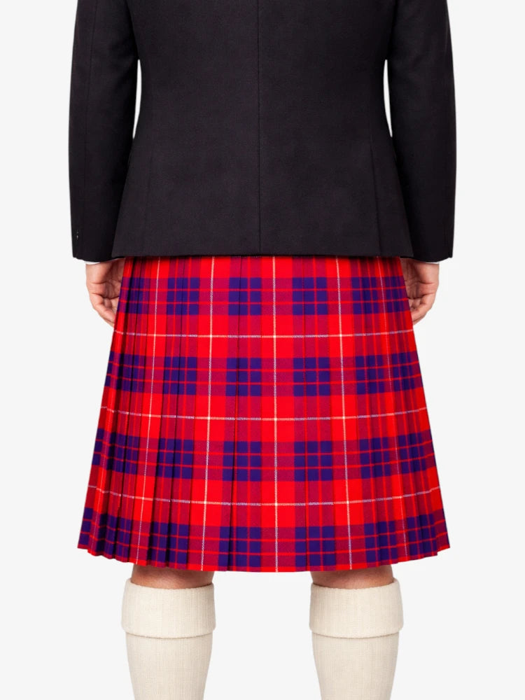 Hamilton Red Tartan Kilt