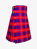 Hamilton Red Tartan Kilt Right Side