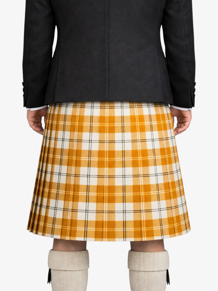 Highland Ailsa Gold Tartan Kilt