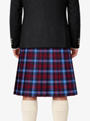 Highland Titles Tartan Kilt Model Back